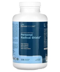 Life Enhancement, Durk Pearson & Sandy Shaw's, Personal Radical Shield, 336 Vegetarian Capsules