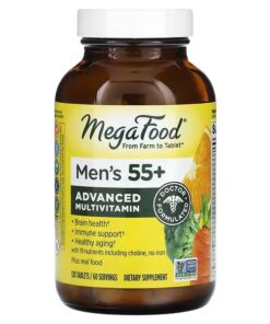 MegaFood, Men's 55+, Advanced Multivitamin, 120 Tablets