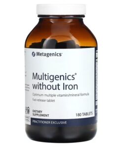 Metagenics, Multigenics without Iron, 180 Tablets