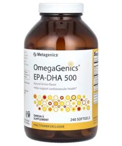 Metagenics, OmegaGenics, EPA-DHA 500, Natural Lemon, 240 Softgels