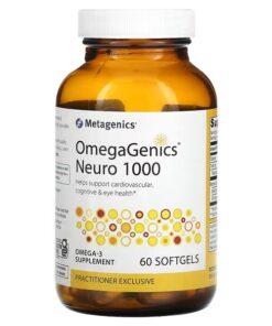 Metagenics, OmegaGenics Neuro 1000, 60 Softgels
