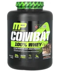 MusclePharm, Combat 100% Whey Protein, Chocolate Milk, 5 lb (2.24 kg)
