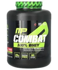 MusclePharm, Combat 100% Whey Protein, Strawberry, 5 lb (2.27 kg)