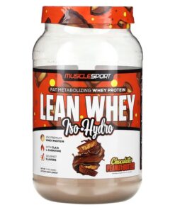 MuscleSport, Lean Whey, Iso-Hydro, Chocolate Peanut Butter, 2 lbs (908 g)