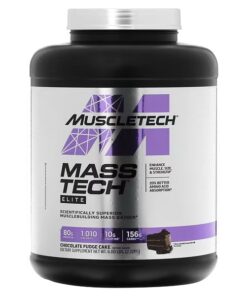 MuscleTech, Mass Tech Elite, Chocolate Fudge Cake, 6 lbs (2.72 kg)