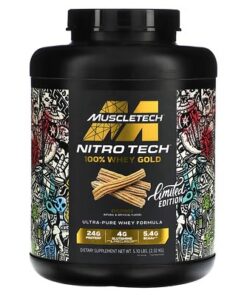 MuscleTech, Nitro Tech, 100% Whey Gold, Limited Edition, Churros, 5.10 lbs (2.32 kg)
