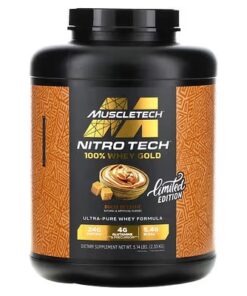 MuscleTech, Nitro Tech, 100% Whey Gold, Limited Edition, Dulce de Leche, 5.14 lbs (2.33 kg)
