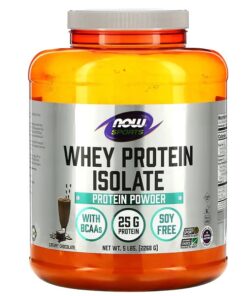 NOW Foods, Sports, Whey Protein Isolate, Creamy Chocolate, 5 lbs (2,268 g)