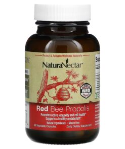 NaturaNectar, Red Bee Propolis, 60 Vegetable Capsules