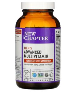 New Chapter, Men's Advanced Multivitamin, 120 Vegetarian Tablets