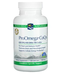 Nordic Naturals, ProOmega CoQ10, 1,000 mg, 120 Soft Gels