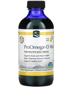 Nordic Naturals, ProOmega-D Xtra, Lemon, 8 fl oz (237 ml)