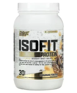 Nutrex Research, IsoFit Protein, Bananas Foster, 2.18 lbs (990 g)