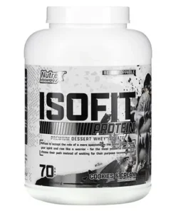Nutrex Research, IsoFit Protein, Cookies & Cream, 5.4 lb (2,450 g)