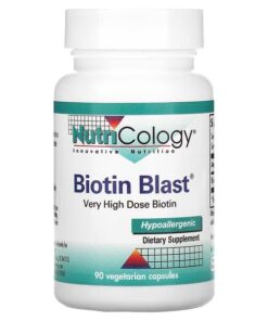 Nutricology, Biotin Blast, 90 Vegetarian Capsules