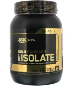 Optimum Nutrition, Gold Standard 100% Isolate, Rich Vanilla, 1.58 lb (720 g)
