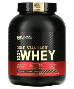 Optimum Nutrition, Gold Standard 100% Whey, Chocolate Coconut, 5 lb (2.27 kg)