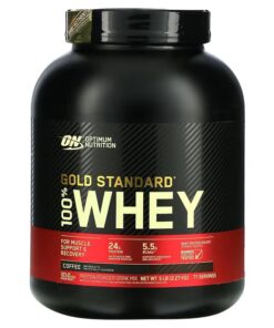 Optimum Nutrition, Gold Standard 100% Whey, Coffee, 5 lbs (2.27 kg)