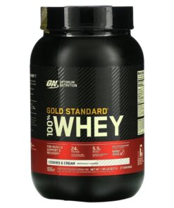 Optimum Nutrition, Gold Standard 100% Whey, Cookies & Cream, 1.84 lb (837 g)