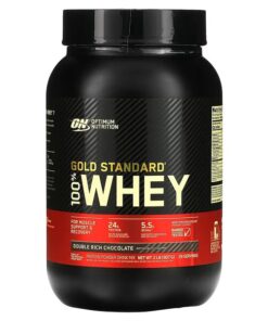 Optimum Nutrition, Gold Standard 100% Whey, Double Rich Chocolate, 2 lb (907 g)