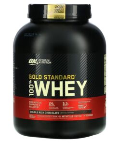 Optimum Nutrition, Gold Standard 100% Whey, Double Rich Chocolate, 5 lbs (2.27 kg)
