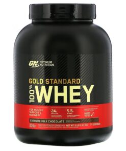Optimum Nutrition, Gold Standard 100% Whey, Extreme Milk Chocolate, 5 lb (2.27 kg)