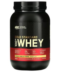 Optimum Nutrition, Gold Standard 100% Whey, French Vanilla Crème, 2 lb (907 g)