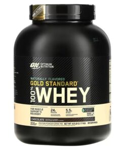 Optimum Nutrition, Gold Standard 100% Whey, Naturally Flavored, Chocolate, 4.8 lb (2.17 kg)