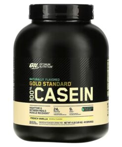 Optimum Nutrition, Naturally Flavored Gold Standard 100% Casein, French Vanilla, 4 lb (1.81 kg)