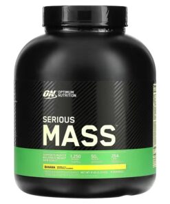 Optimum Nutrition, Serious Mass, Protein Powder Supplement, Banana, 6 lb (2.72 kg)