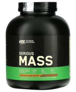 Optimum Nutrition, Serious Mass, Protein Powder Supplement, Chocolate Peanut Butter, 6 lb (2.72 kg)