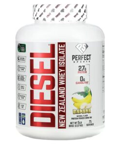 Perfect Sports, Diesel, New Zealand Whey Isolate, Banana, 5 lb (2.27 kg)
