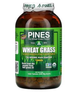 Pines International, Wheat Grass, 500 mg, 1,400 Tablets