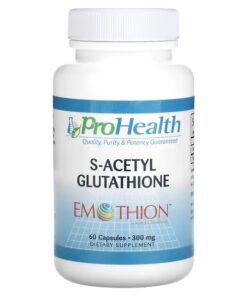 ProHealth Longevity, Emothion, S-Acetyl Glutathione, 300 mg, 60 Capsules