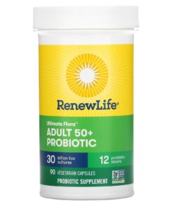 Renew Life, Ultimate Flora Adult 50+ Probiotic, 30 Billion CFU, 90 Vegetarian Capsules