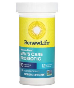 Renew Life, Ultimate Flora, Men's Care Probiotic, 90 Billion Live Cultures, 30 Vegetarian Capsules