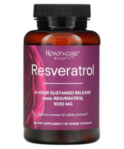 Reserveage Nutrition, Resveratrol, Trans-Resveratrol, 500 mg, 60 Veggie Capsules