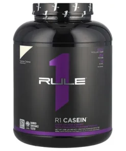 Rule One Proteins, R1 Casein, Protein Powder Drink Mix, Vanilla Creme, 3.96 lbs (1.80 kg)