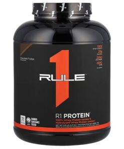 Rule One Proteins, R1 Protein Powder Drink Mix, Chocolate Fudge, 5.01 lb (2.27 kg)