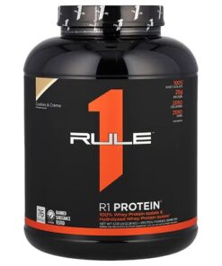 Rule One Proteins, R1 Protein Powder Drink Mix, Cookies & Creme, 5.03 lb (2.28 kg)