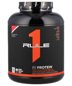 Rule One Proteins, R1 Protein Powder Drink Mix, Strawberries & Creme, 5.03 lbs (2.28 kg)