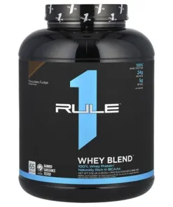 Rule One Proteins, Whey Blend, Protein Powder Mix, Chocolate Fudge, 5.02 lb (2.28 kg)