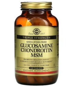 Solgar, Glucosamine Chondroitin MSM, Triple Strength, 120 Tablets