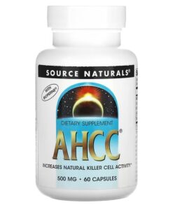 Source Naturals, AHCC with Bioperine, 250 mg, 60 Capsules