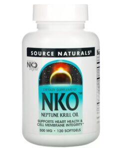 Source Naturals, NKO, Neptune Krill Oil, 500 mg, 120 Softgels