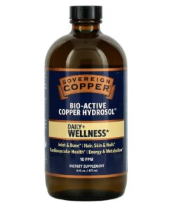 Sovereign Silver, Bio-Active Copper Hydrosol, 10 PPM, 16 fl oz (473 ml)