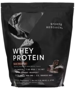 Sports Research, Whey Protein, Dutch Chocolate, 5 lb (2.27 kg)