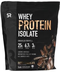 Sports Research, Whey Protein Isolate, Dutch Chocolate, 5 lbs (2.27 kg)