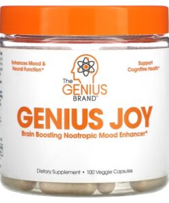 The Genius Brand, Genius Joy, 100 Veggie Capsules