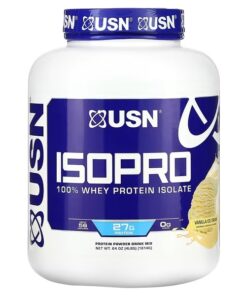 USN, IsoPro, 100% Whey Protein Isolate, Vanilla Ice Cream, 4 lbs (1,814 g)